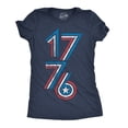 thumbnail image 1 of Womens 1776 Stripes Funny T Shirt Awesome Fourth Of July Graphic Tee for Ladies Womens Graphic Tees, 1 of 9