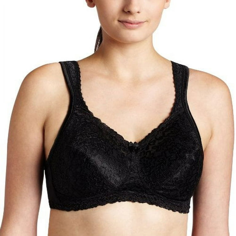 Playtex 18 Hour 4088 Breathable Comfort Lace Wirefree Bra Honey 38C Women's  