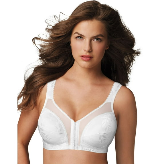 Womens 18 Hour 'Easier On' Front-Close Wirefree Bra with Flex Back, Style 4695