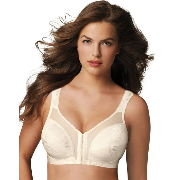 Womens 18 Hour 'Easier On' Front-Close Wirefree Bra with Flex Back, Style 4695