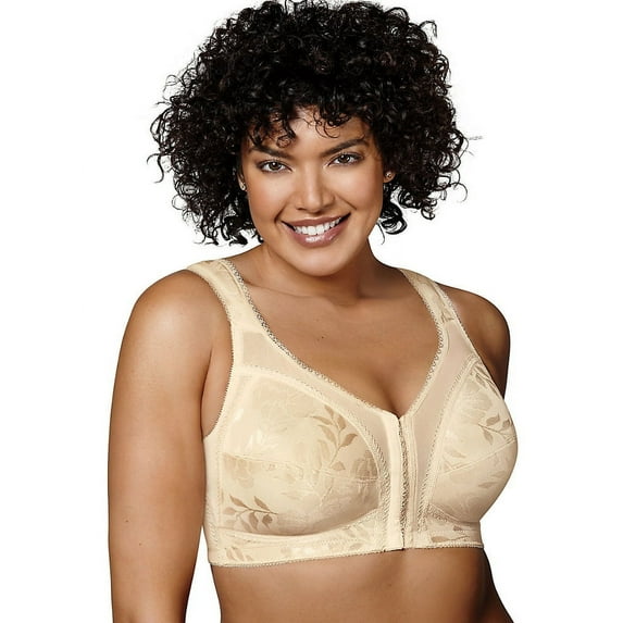 Womens 18 Hour 'Easier On' Front-Close Wirefree Bra with Flex Back, Style 4695