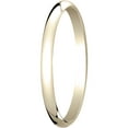 thumbnail image 1 of Womens 18K Yellow Gold, 2.0mm Traditional Dome Oval Wedding Band (sz 12), 1 of 3