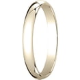 thumbnail image 1 of Womens 18K Yellow Gold, 3.0mm Traditional Dome Oval Wedding Band (sz 10), 1 of 3