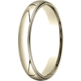thumbnail image 1 of Womens 18K Yellow Gold, 4mm Slightly Domed Comfort-Fit Wedding Band with Milgrain (sz 13), 1 of 3