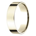 thumbnail image 1 of Womens 18K Yellow Gold, 6.0mm Flat Comfort-Fit Wedding Band (sz 13), 1 of 3