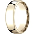 thumbnail image 1 of Womens 18K Yellow Gold, 7.5mm London Couture Comfort-Fit Wedding Band (sz 7.5), 1 of 3