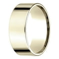thumbnail image 1 of Womens 18K Yellow Gold, 8.0mm Flat Comfort-Fit Wedding Band (sz 10.5), 1 of 3