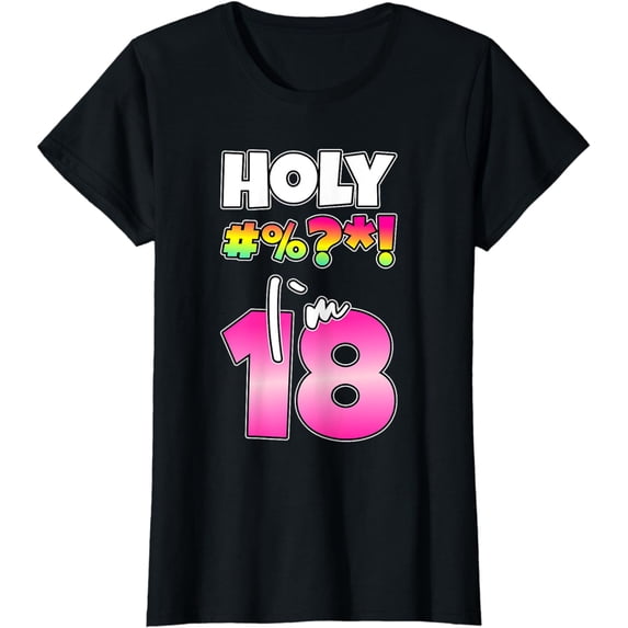 Womens 18th birthday gifts pink for women or girls T-Shirt