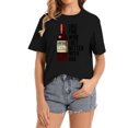 thumbnail image 1 of Womens 1967 Like Fine Wine I Get Better With Age Birthday Meme T-Shirt Black, 1 of 3