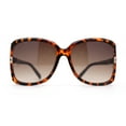 thumbnail image 1 of Womens 1990s Oversize Butterfly Designer Sunglasses Tortoise, 1 of 4