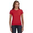thumbnail image 1 of Womens 1x1 Rib Scoop Neck T-Shirt, 1 of 1