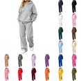 thumbnail image 1 of Womens 2 Piece Lounge Sweat Sets Joggers Sweatpants Matching Sweatsuits, 1 of 3