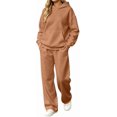 thumbnail image 1 of Womens 2 Piece Lounge Sweat Sets Joggers Sweatpants Matching Sweatsuits, 1 of 3