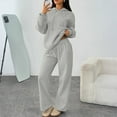 thumbnail image 1 of Womens 2 Piece Outfits Lounge Fall Fashion Sets Oversized Sweatshirts Wide Leg Pants Sweatsuits Winter Clothes, 1 of 5
