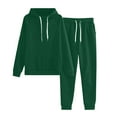 thumbnail image 1 of Womens 2 Piece Outfits Lounge Hoodie Sweatsuit Sets Fall Comfy Sweatpants with Pockets, 1 of 4