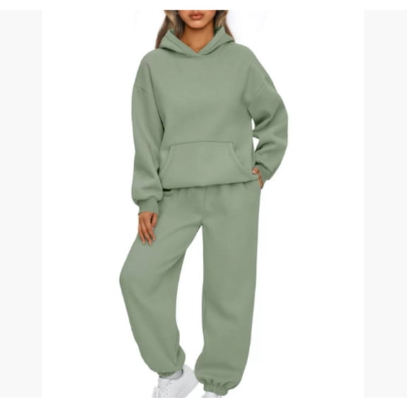 Womens 2 Piece Outfits Lounge Hoodie Sweatsuit Sets Oversized Tracksuit