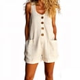 thumbnail image 1 of Womens 2 Piece Sets Fashion Suit Vest Tops Shorts Set Spring Business Casual Vacation Outfits, 1 of 3