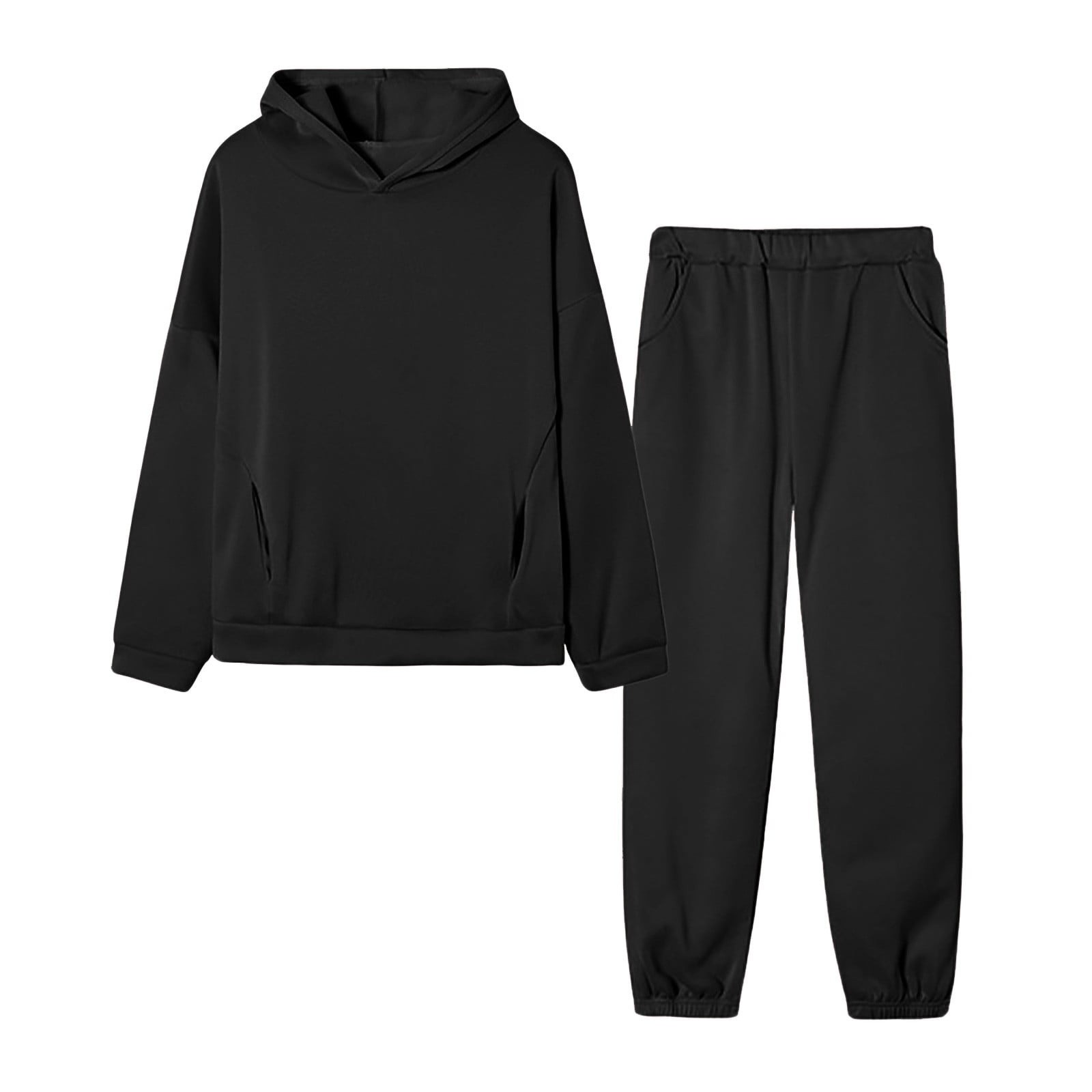 Casual Hoodie and Jogger Sweatpants Set