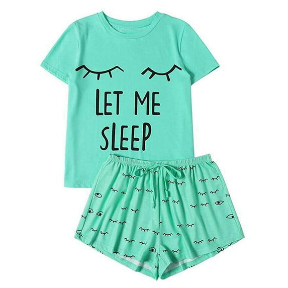 Womens 2 Piece Tracksuit Set Juniors Girl Casual Joggers Sweatsuit Loose Fit Short Sleeve Summer Outfits