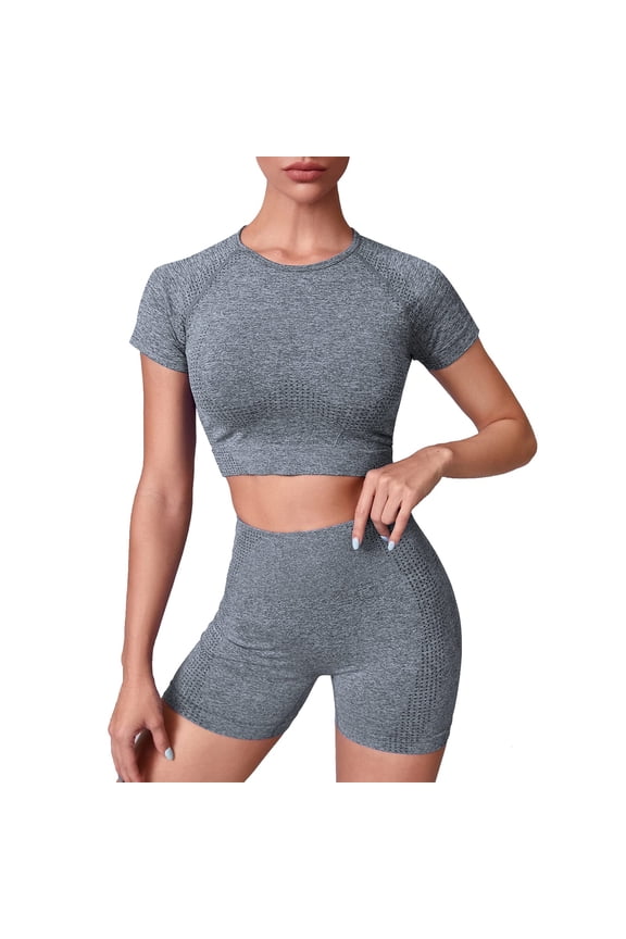 Womens 2 Piece Workout Sets Short Matching Lounge Sets Summer Clothes Going Out Gym Outfits