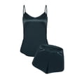 thumbnail image 1 of Womens 2 pc Sexy Sleepwear Lingerie Satin Pajamas Cami Shorts Set Nightwear Sleepwear Suits, 1 of 8