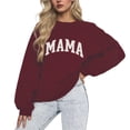 thumbnail image 1 of Womens 2025 Fall Sweaters Gradient Print Long Sleeve Crew Neck Pullover Tops Loose Dressy Casual Basic Clothes, 1 of 2