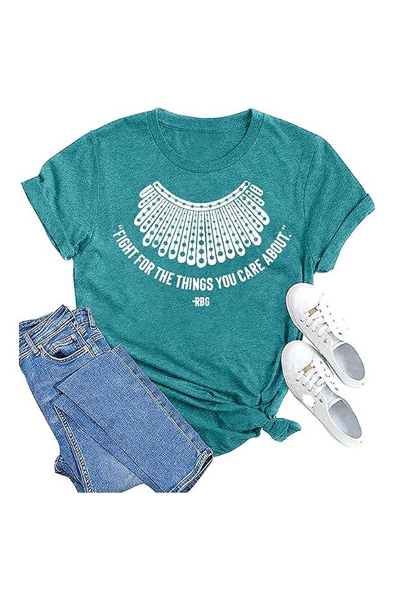 Womens 2026 Spring Casual Tops Printing Short Sleeves Loose Tshirts Crew Neck Fashion Summer Beach Vacation Tees