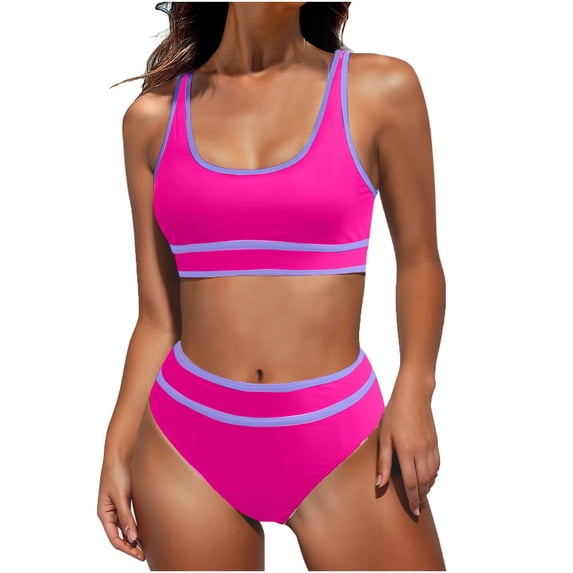 Womens 2026 Tankini Swimsuits Tummy Control Flowy Swimwear Two Piece Bathing Suits Swim Tank Top with Boyshorts