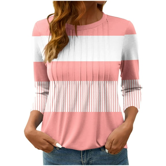 Womens Blouses Fall 2025 Fall Tops 2025 Boho Cotton 3/4 Sleeve Shirts Pack Blouses Long Sleeve Button Down