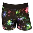 thumbnail image 1 of Womens 3 Inch Spandex Compression Shorts (Space Ninja, Youth Large), 1 of 2