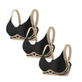 thumbnail image 1 of Womens 3 Pack Everyday Bras, Powerful Push up Seamless Bra Caralush Lushfitting Wireless Bra No Underwire Full Coverage Support Anti Sagging Bra M-3XL, 1 of 2