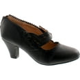 thumbnail image 1 of Womens 36-MINA4 Closed Toe Mary Jane High Heel Shoes, Black, 5.5, 1 of 4