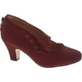 thumbnail image 1 of Womens 36-MINA4 Closed Toe Mary Jane High Heel Shoes, Burgundy Nub, 5.5, 1 of 4