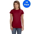 thumbnail image 1 of Womens 4.5 oz. SoftStyle Junior Fit T-Shirt 10 Pack, 1 of 2