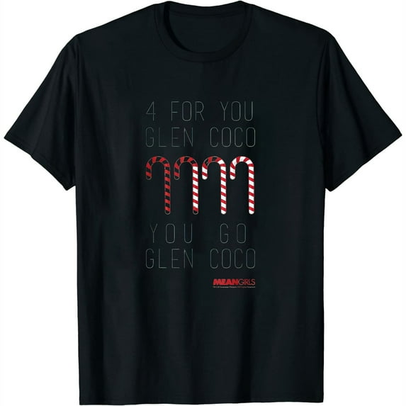 Womens 4 Candy Canes For You Glen Coco T-Shirt White X-Large