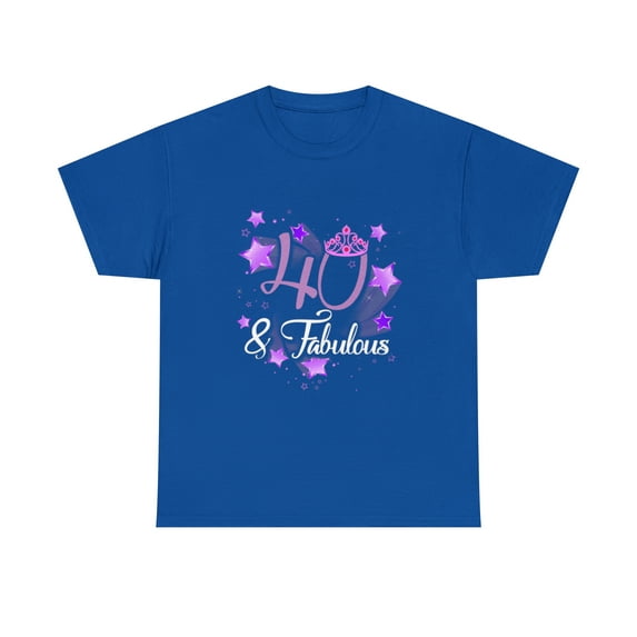 Womens 40 & Fabulous Womens 40th Birthday Best Gift For Her T-Shirt