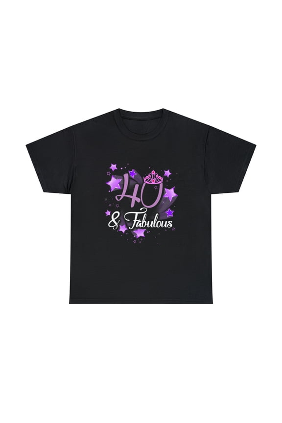 Womens 40 & Fabulous Womens 40th Birthday Best Gift For Her T-Shirt