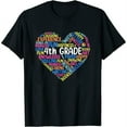thumbnail image 1 of Womens 4Th Grade Teacher Student Squad Shirts, Back To School T-Shirt White 4X-Large, 1 of 5