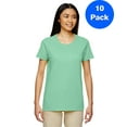 thumbnail image 1 of Womens 5.3 oz. Heavy Cotton Missy Fit T-Shirt 10 Pack, 1 of 2