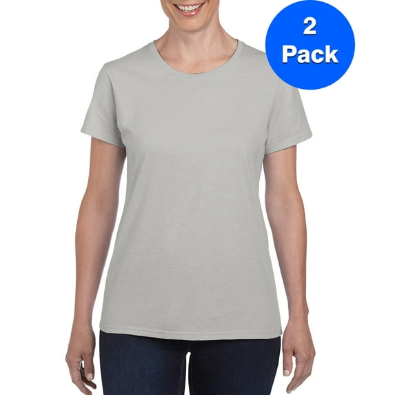 Womens 5.3 oz. Heavy Cotton Missy Fit T-Shirt 2 Pack