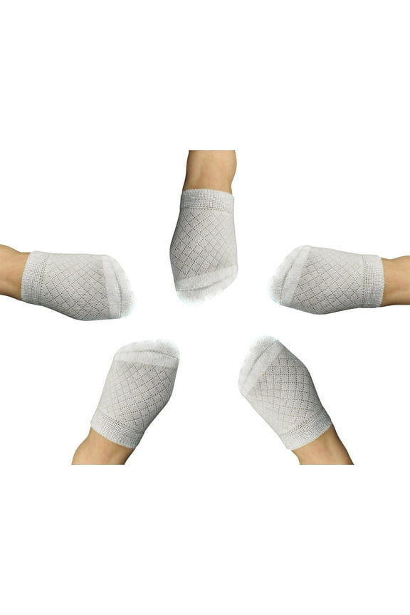 Womens 5 Pairs Breathable Toe Topper Socks with Cushion Bottom and Seamless Toe