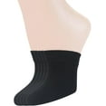 thumbnail image 1 of Womens 5 Pairs Toe Topper Liner Socks Half Socks with Seamless Toe, 1 of 6