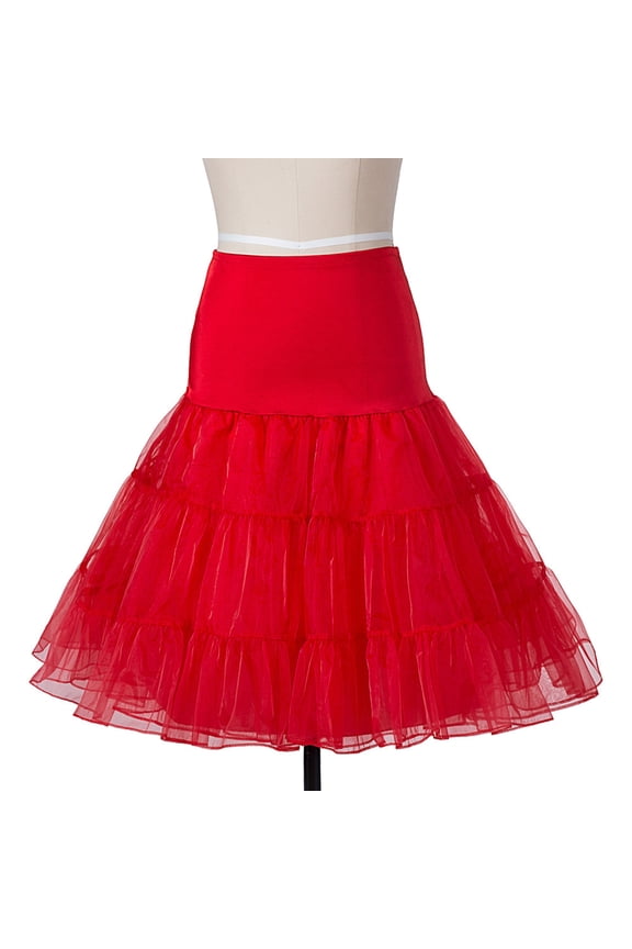 Womens 50s Rockabilly Petticoat Blue Crinoline Tutu Underskirt for Teen Girls