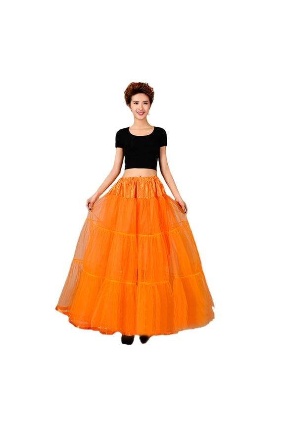 Womens 50s Rockabilly Petticoat Green Crinoline Tutu Underskirt for Teen Girls