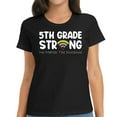 thumbnail image 1 of Womens 5Th Grade Strong No Matter Wifi The Distance T-Shirt Black 2XL, 1 of 5