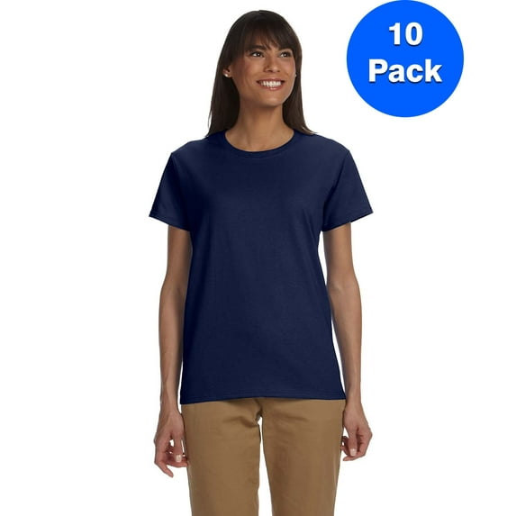 Womens 6.1 oz. Ultra Cotton T-Shirt 10 Pack
