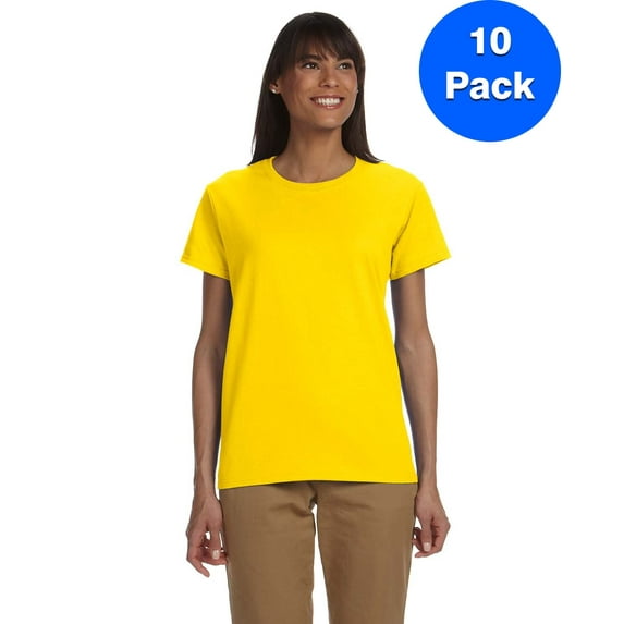 Womens 6.1 oz. Ultra Cotton T-Shirt 10 Pack
