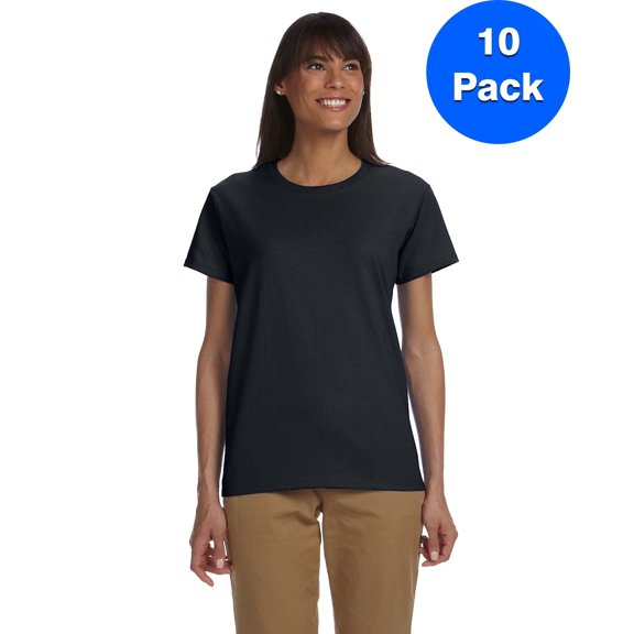 Womens 6.1 oz. Ultra Cotton T-Shirt 10 Pack