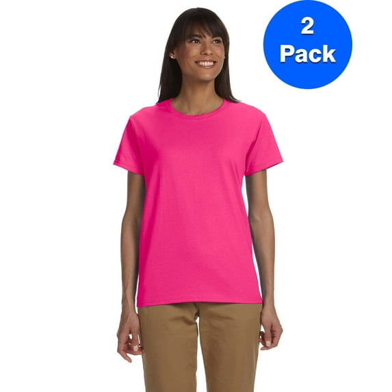 Womens 6.1 oz. Ultra Cotton T-Shirt 2 Pack