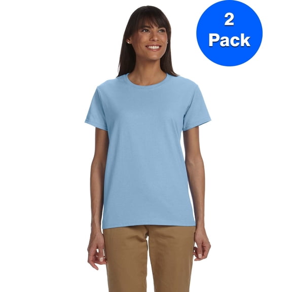 Womens 6.1 oz. Ultra Cotton T-Shirt 2 Pack